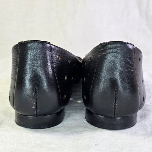 Cc Corso Como Gabby Laser Cut Perforated Eyelet Genuine Leather Ballet Flats 8.5 - Picture 6 of 10